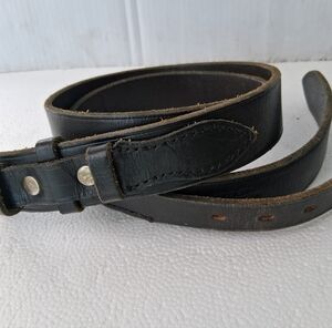 R M William Ranger Belt Leather Mens Size 38 Black